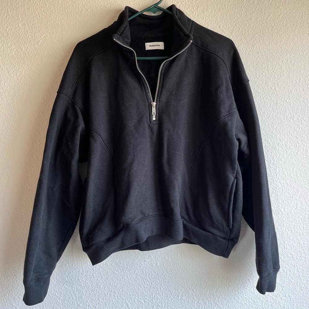 thirtyyears Range Quarter Zip - Black